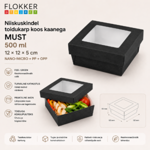 Karp, 2 osa MUST 12x12x5cm 500ml /50