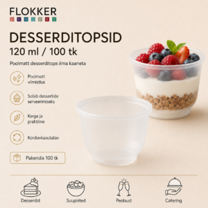 Desserditopsid poolmatt 120ml /100