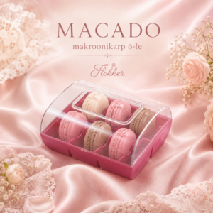 Makroonikarp MACADO 6-le FUKSIA /90