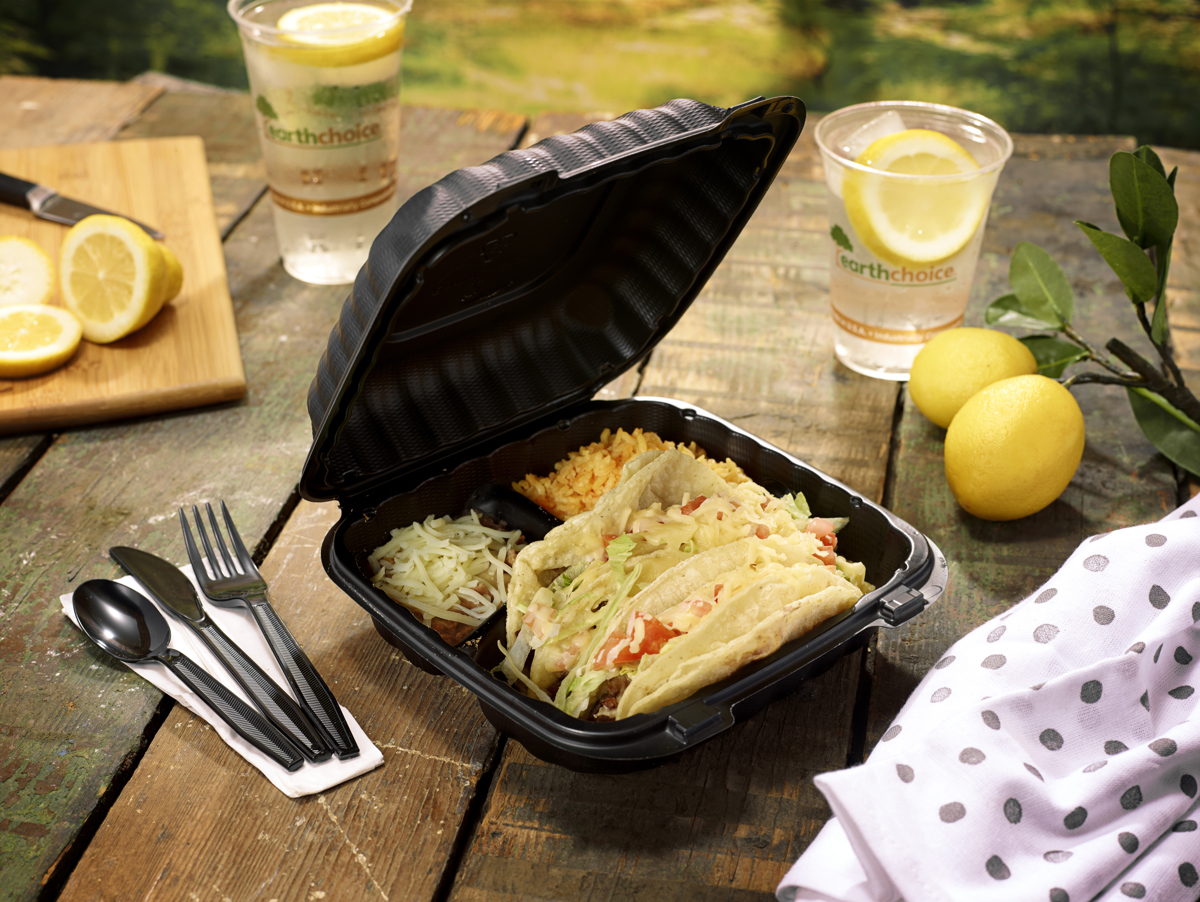 Toidukarp EarthChoice 3-osa 21x21xH.8cm must /200