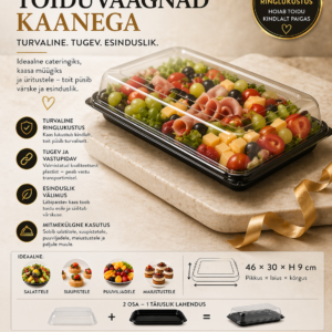 Vaagen OVAALNE SUUR koos kaanega 46x30