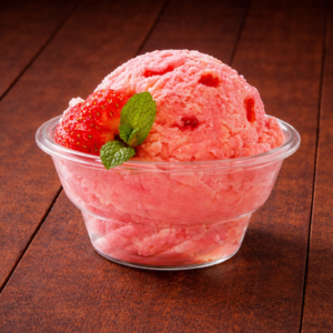 Läbipaistev desserditops DE5 187 ml PET-plastikust