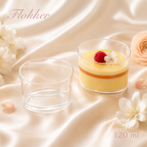 GREEK 2 läbipaistev kaarduva kujuga desserditops 120 ml