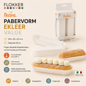 Paberalus Ekleer VALGE 135x33xh.28mm /60