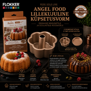 ROSE GOLD küpsetusvorm ANGEL Ø22 H.10cm
