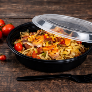 Supikauss madal/ümar 1000ml korduvkasutatav PP /300