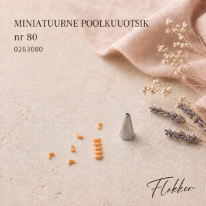 Decora miniatuurne poolkuuotsik nr 80