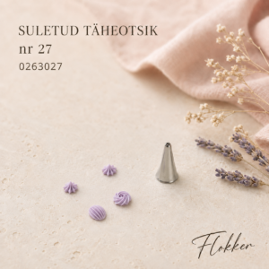Decora miniatuurne suletud täheotsik nr 27