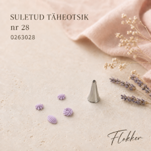 Decora miniatuurne suletud täheotsik nr 28