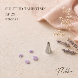 Decora miniatuurne suletud täheotsik nr 29