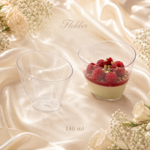 Läbipaistvad kaldu servaga VELA desserditopsid 140 ml