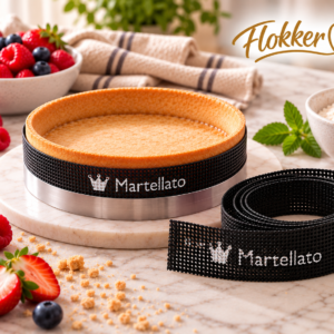 Martellato mikroperforeeritud silikoonriba Ø18–20 cm H2,5 cm koogirõngale