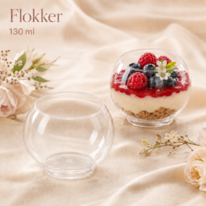 Ümar läbipaistev Sph’air desserdikauss 130 ml