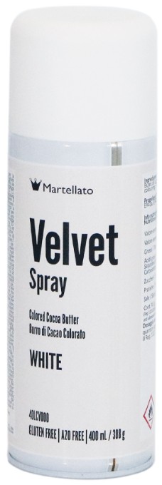 Velvet Spray WHITE 400ml No E171