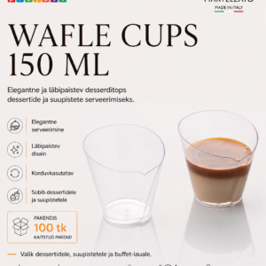 Desserditopsid WAFLE 70ml -18°C kuni+70°C /100