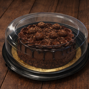 INFINITY tordikarp põhi ja kaas läbimõõduga 20 cm, kõrgus 6,5 cm jäätisetortidele