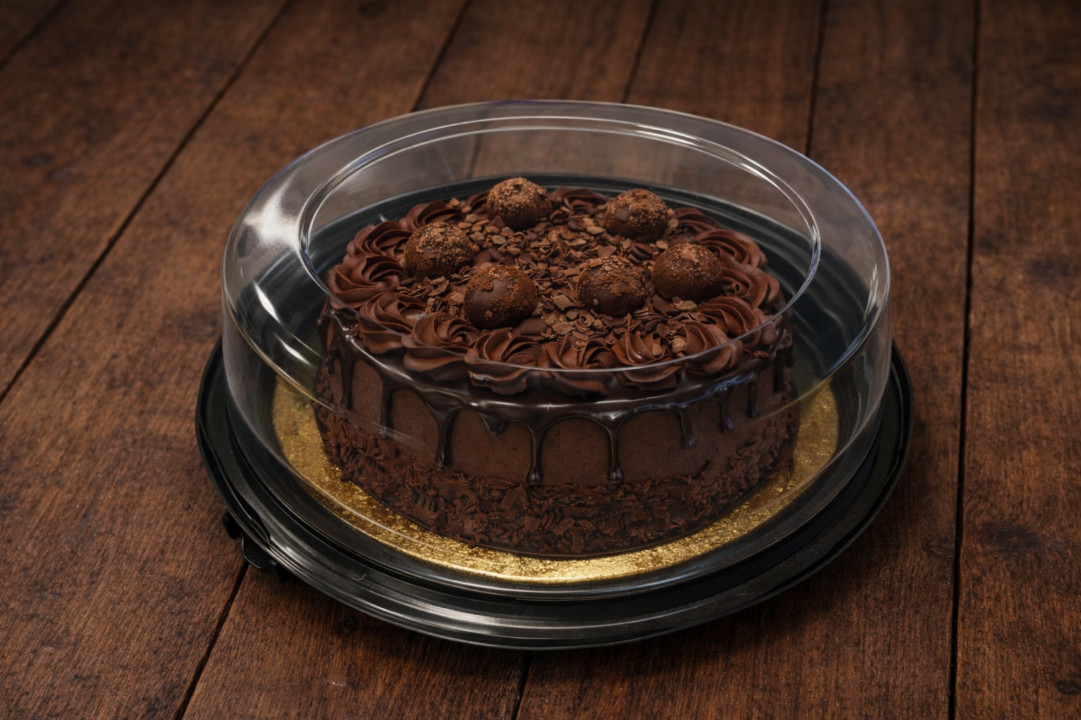 INFINITY tordikarp põhi ja kaas läbimõõduga 20 cm, kõrgus 6,5 cm jäätisetortidele