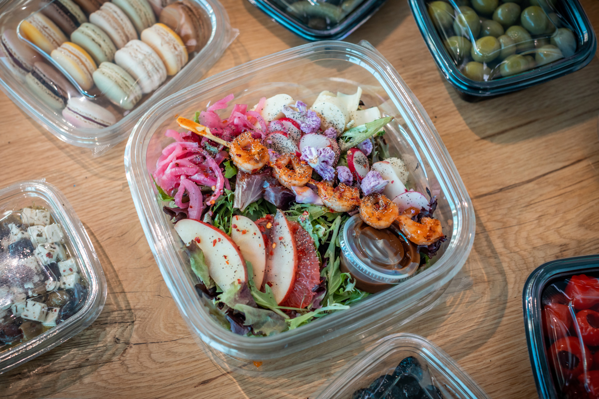 Salatikauss kaanega, kandiline 500ml tugev /504