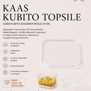 KAAS Desserditopsidele KUBITO /100