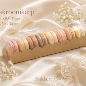 Makroonikarp PVC+ KRAFT kart 190x50x50 /10