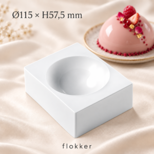 Silikoonist poolkera tordivorm Ø115 × H57,5 mm
