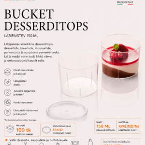 Desserditopsid BUCKET 210ml /100