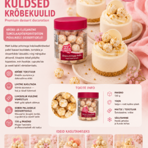 CHOCO BALLS kuld splash ø15 mm 130g