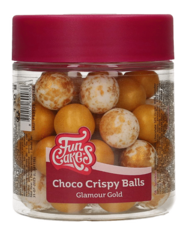 CHOCO BALLS glamuur kuld ø15 mm 130g