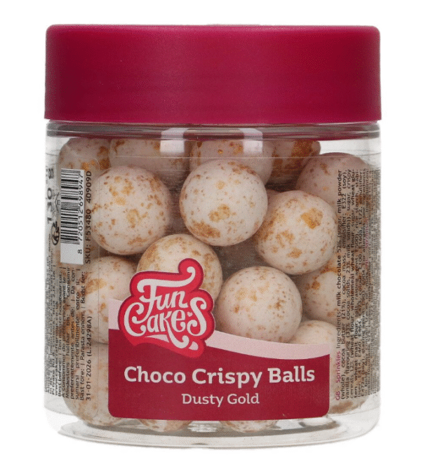 CHOCO BALLS kuld splash ø15 mm 130g