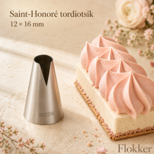 Saint-Honoré tordiotsik BX2314 ja sellega tehtud roosad kreemilained