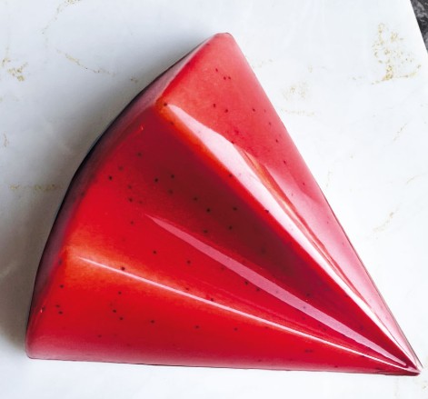 Pralineevorm ORIGAMI 45,5x46xh.16mm 10gr
