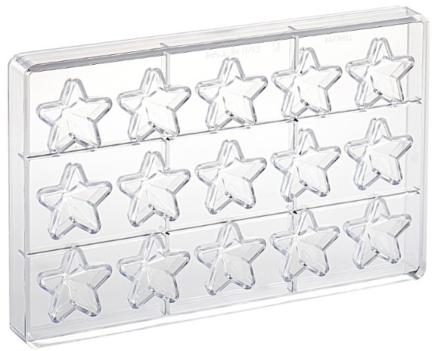 Pralineevorm STAR 40x42xh.16mm 10gr - Image 2