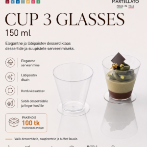 Desserditopsid CUP 150ml Ø70 H.67mm /100
