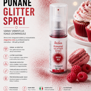 Toidusprei  PUNANE  Sparkling 10g