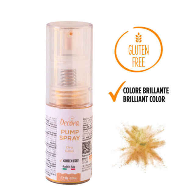 sädelev toidusprei pump Vana Kuld 10 g E171 vaba