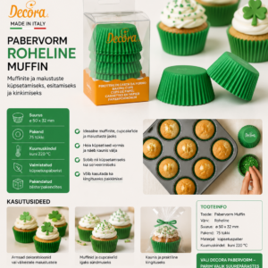 Pabervorm ROHELINE muffin Ø50 xh.32 /75