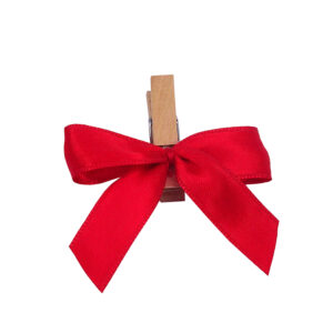 Lips Punane puidust klõpsuga 15mm/50tk