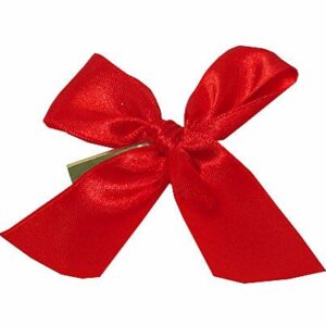 Lips satiin Punane klipsiga 15mm /50tk