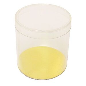 Läbipaistev ümar Ø150 h.30mm kuldne põhi