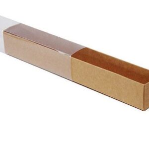 Kitsas kraftpruun kommikarp 225x30x30mm läbipaistva kaanega