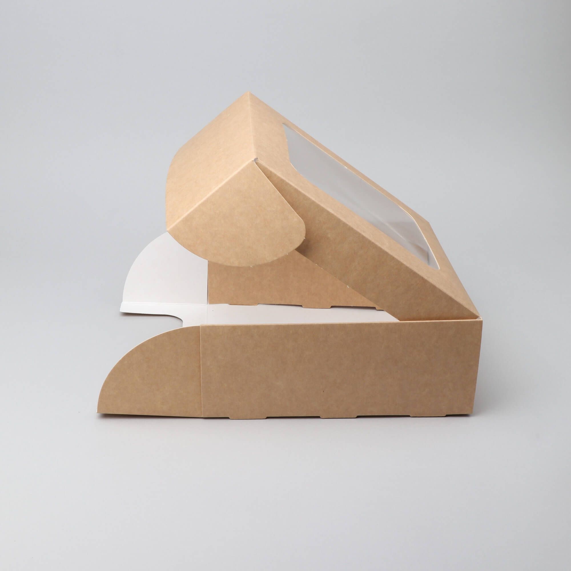 Koogikarp aknaga kartong pruun/valge 230x230x90/50 - Image 2