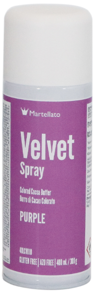 Martellato Velvet Spray LILLA 400 ml – sametise efektiga dekoratiivspray
