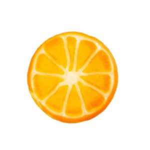 Apelsiniviilu kujuline šokolaadidekoor magustoitude kaunistamiseks