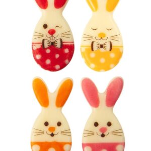 Jänku šokolaadidekoorid 200 tk tortide ja dessertide kaunistamiseks