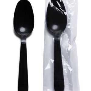 Must PP lusikas eraldi pakendatud 50 tk