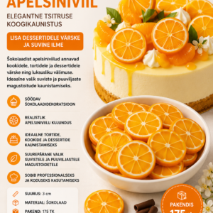 Dekoorid APELSINI VIIL / 175 tk