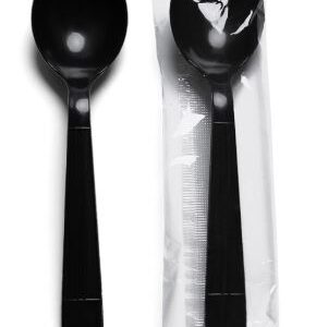 Must PP supilusikas 50 tk