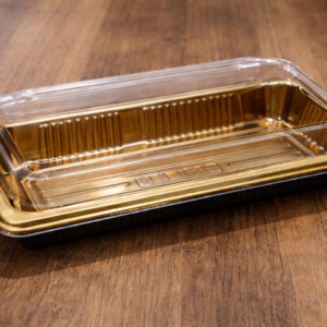 Sushikarp kaanega 220×90×31 mm kirgas PET 50 tk