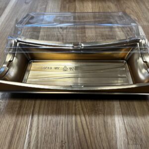 Sushikarp kaanega 237×115×39 mm kirgas PET 50 tk