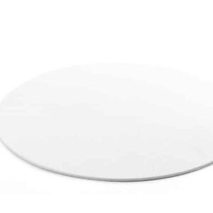 Valge ümmargune tordialus Ø33 cm 1,2 mm eraldi pakendatud